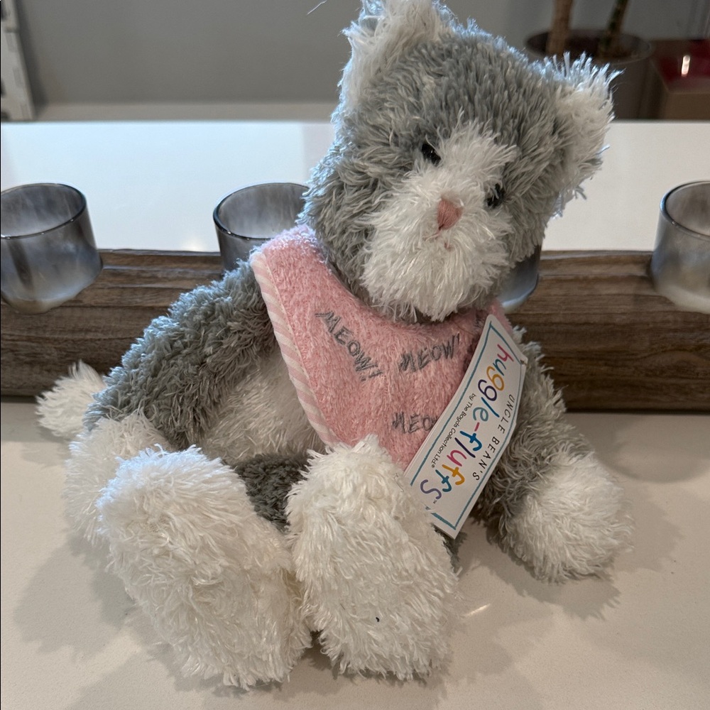 Boyds Bears Plush Cat Kiddie with rattle
